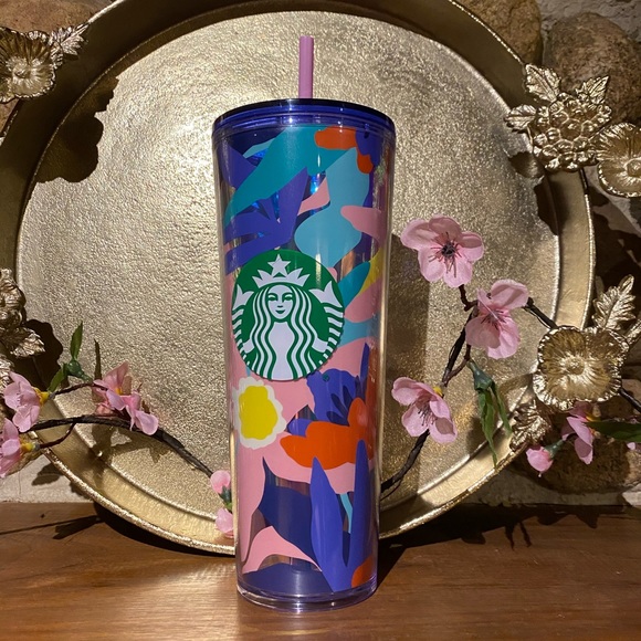 Starbucks Mothers Day Multicolor Floral Mirrored Tumbler - Picture 2 of 2